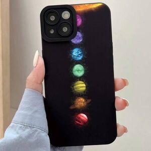Black Chakra Planet iPhone 12 Pro Phone Case